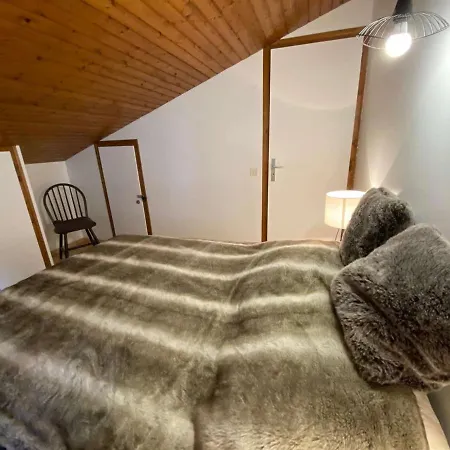 Apartment Charmant T2 Mezzanine Avec Balcon, Parking, Wifi Au Grand-bornand - Fr-1-241-186 *